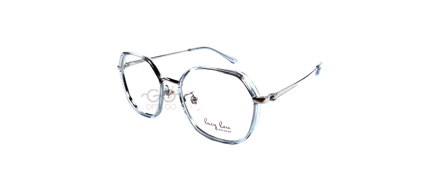 Lucy Law 00096 / C4 Blue Clear Silver Glossy